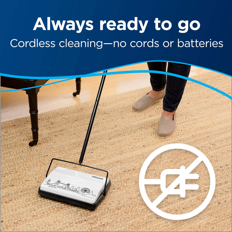 City Sweep Carpet and Manual Floor Sweeper 2202 BISSELL Sweeper